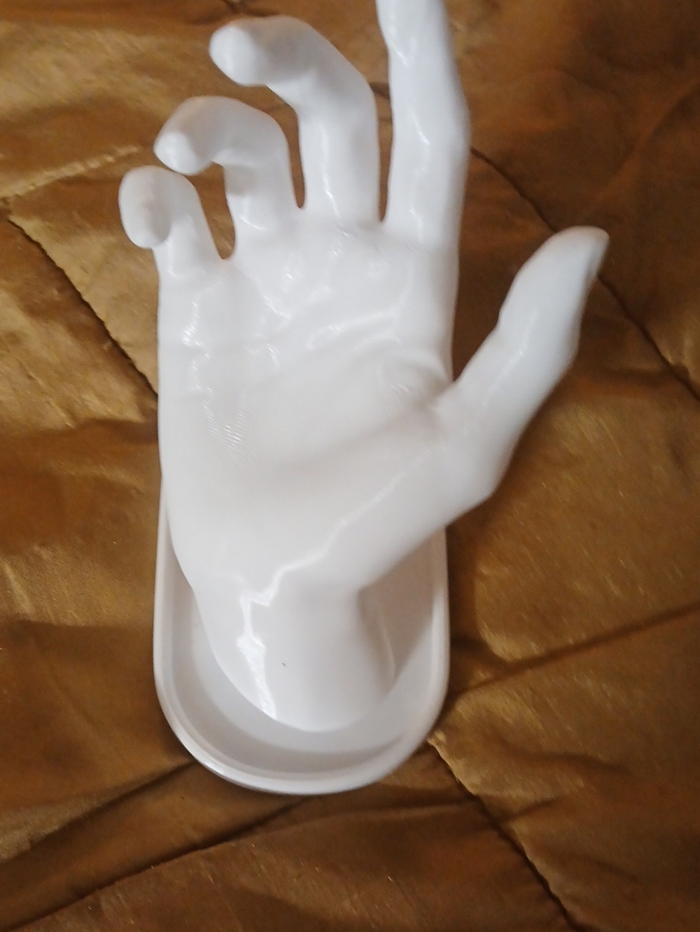 White Decorative Hand Sculpture for Home Art